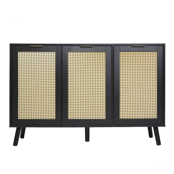 Cane 3 door cabinet